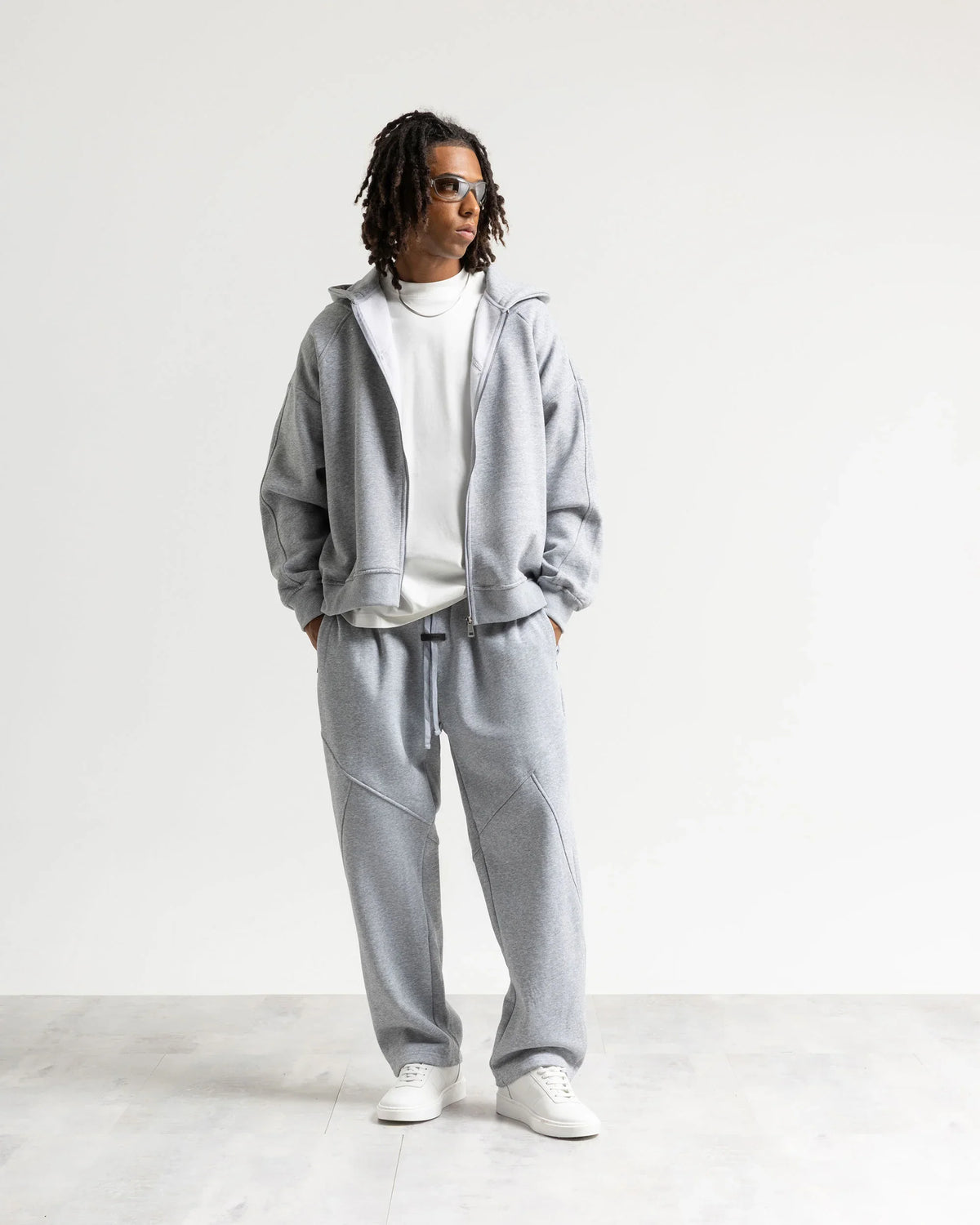 Felpa cappuccio zip Eternal