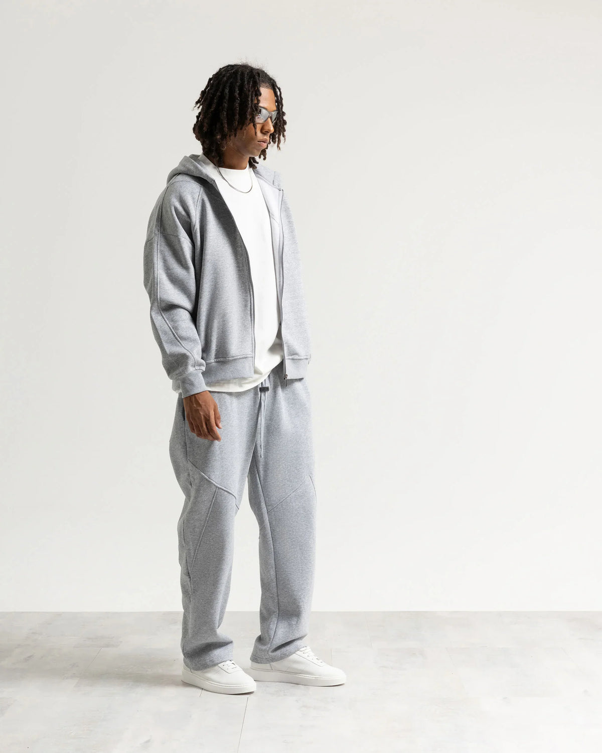 Felpa cappuccio zip Eternal