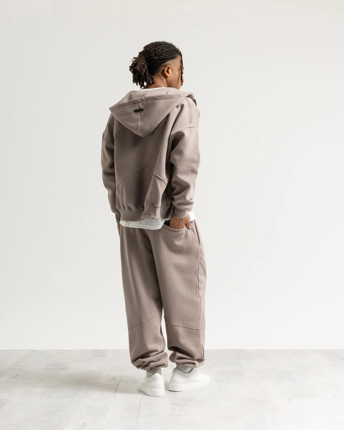 Felpa cappuccio zip Eternal